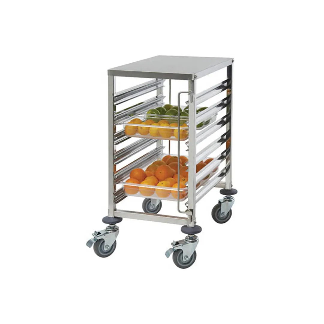 Winco SRK-12 12 Pan Undercounter Stainless Steel Steam Table / Food Pan Rack