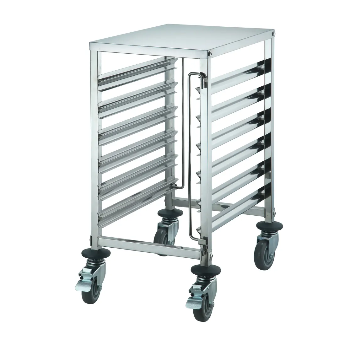 Winco SRK-12 12 Pan Undercounter Stainless Steel Steam Table / Food Pan Rack