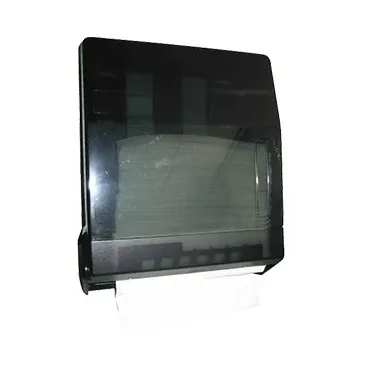 Winco TD-300 M-Fold/C-Fold Paper Towel Dispenser, Plastic / Black