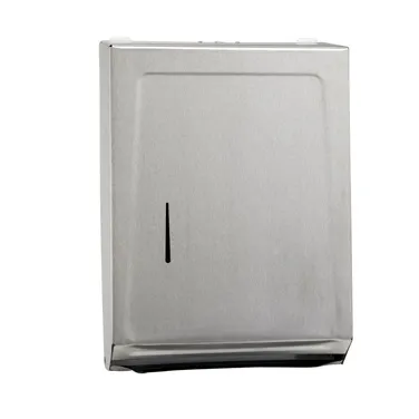 Winco TD-700 Stainless Steel Wall Mounted Towel Cabinet - Stainless Steel