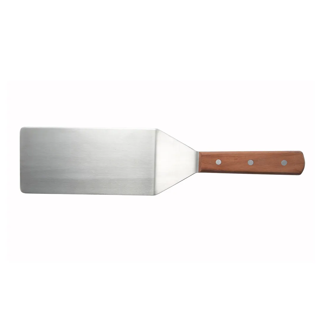 Winco TN48 Turner, 8" X 4" Blade, Dishwasher Safe, Stainless Steel, Satin Finish