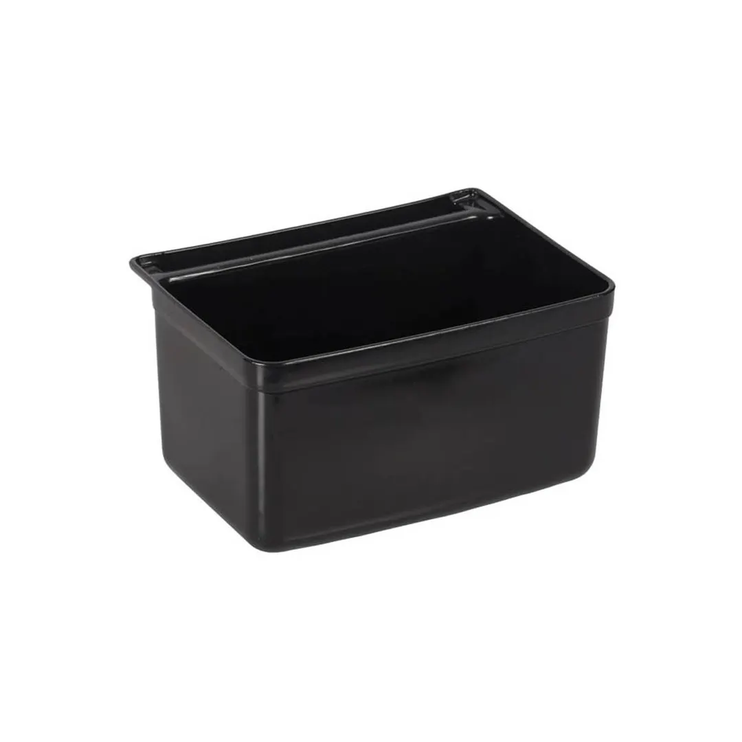 Winco UC-SB Black Plastic Silverware Bin for Bus Cart