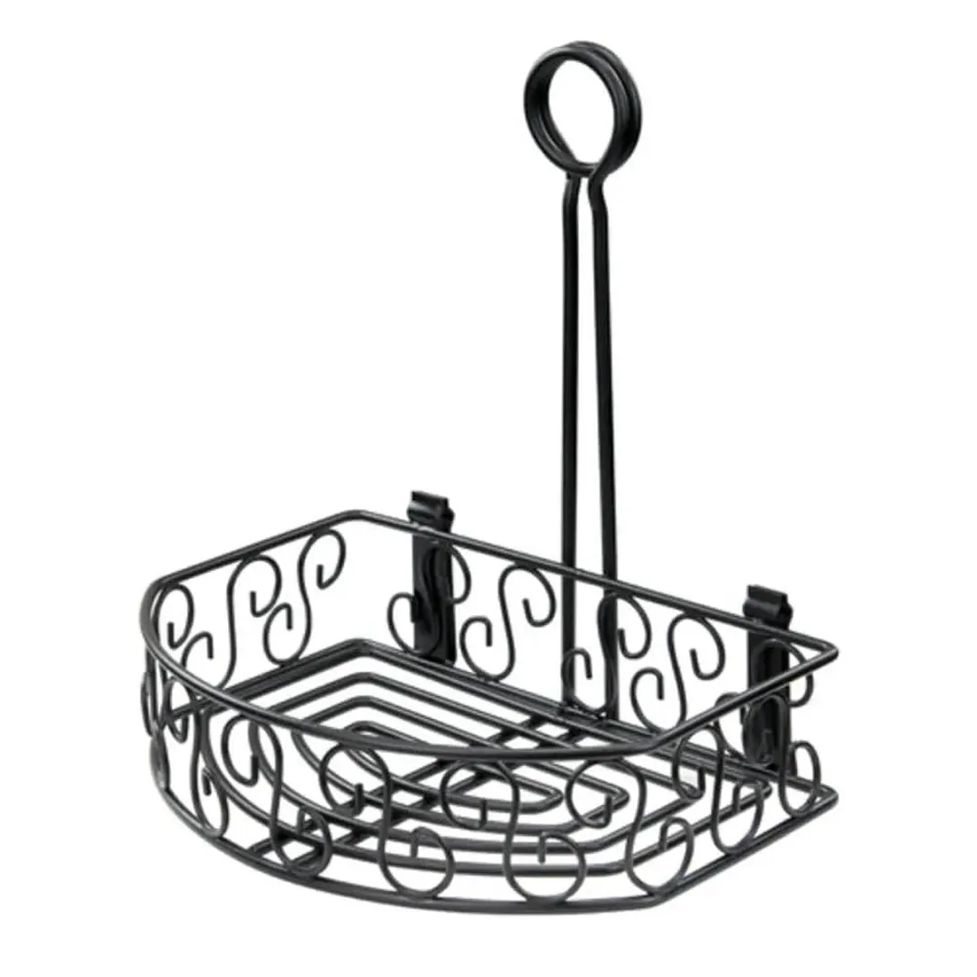 Winco WBKH-6SB 8 1/4" x 6 1/4" Straight Back Wire Caddy