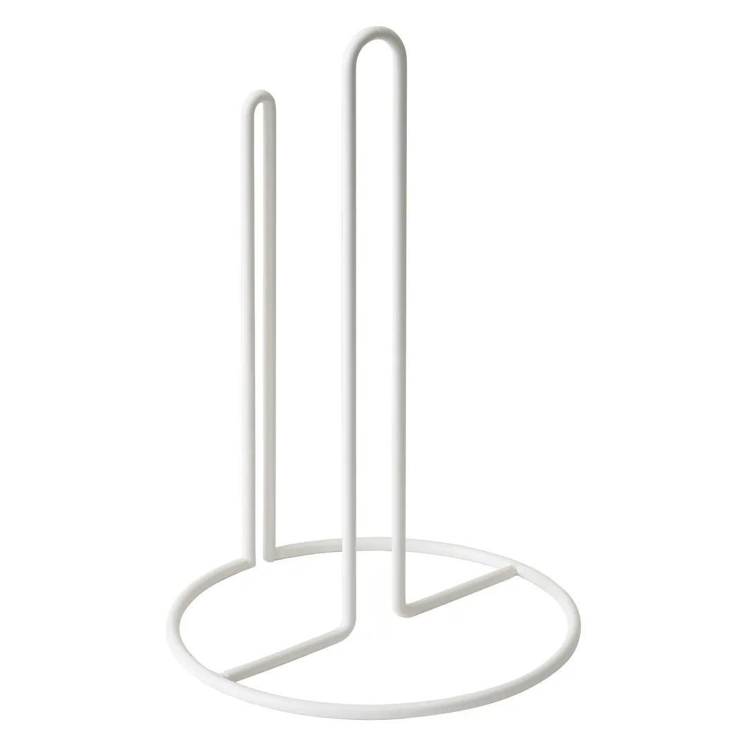 Winco WHW-12 Rolled Microfiber Towel Holder, White, Fits Up To  7" Dia x 11"H Rolls