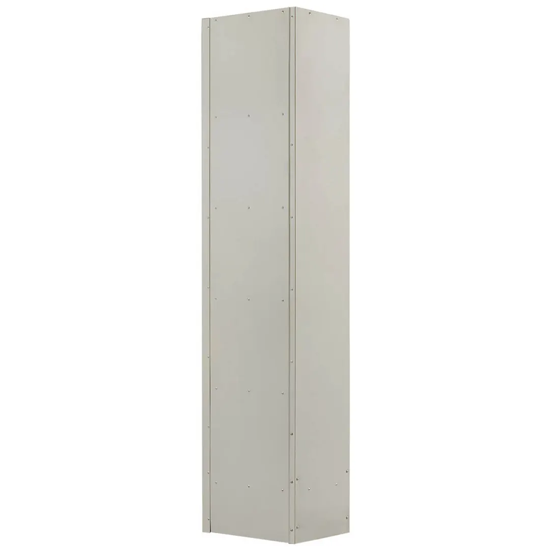Winholt WL-55 Beige 1-Column Locker w/ (5) 10" x 12" x 12" Compartments, Perforated Doors