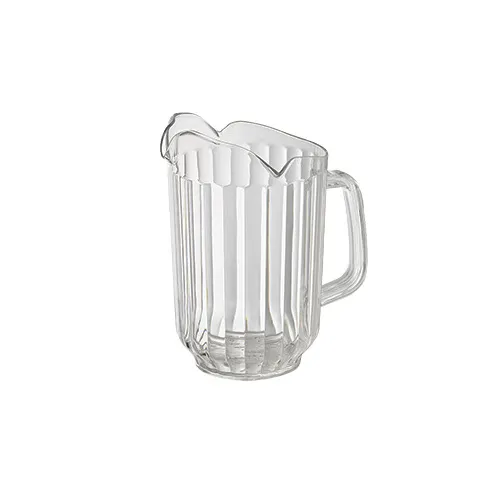 Winco WPCT-60C 60 oz. Clear Polycarbonate 3-Spout Water Pitcher