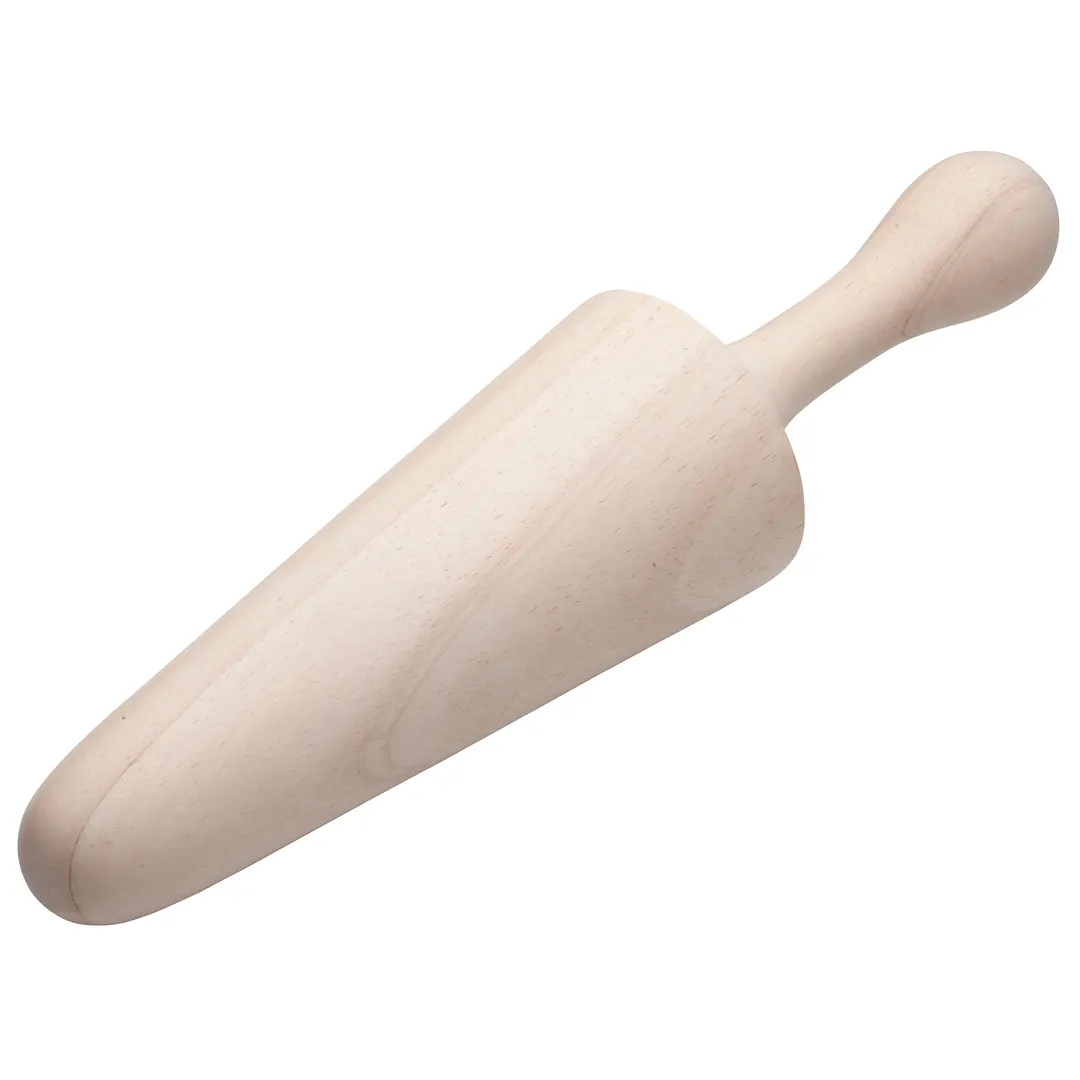 Winco WPST-13 3-1/8" Wood Chinois Pestle