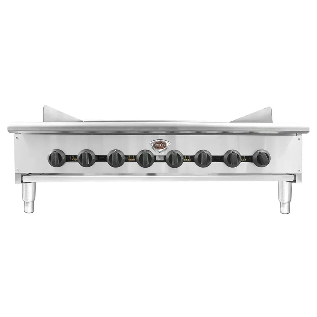 Wells HDCB-4830G 48" Countertop Heavy Duty Gas Radiant Charbroiler w/ (8) Burners, 160.000 BTU