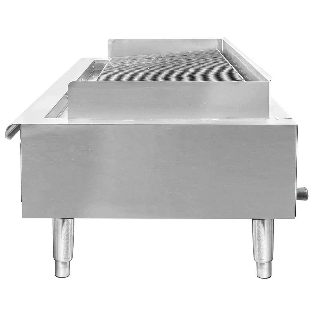 Wells HDCB-4830G 48" Countertop Heavy Duty Gas Radiant Charbroiler w/ (8) Burners, 160.000 BTU