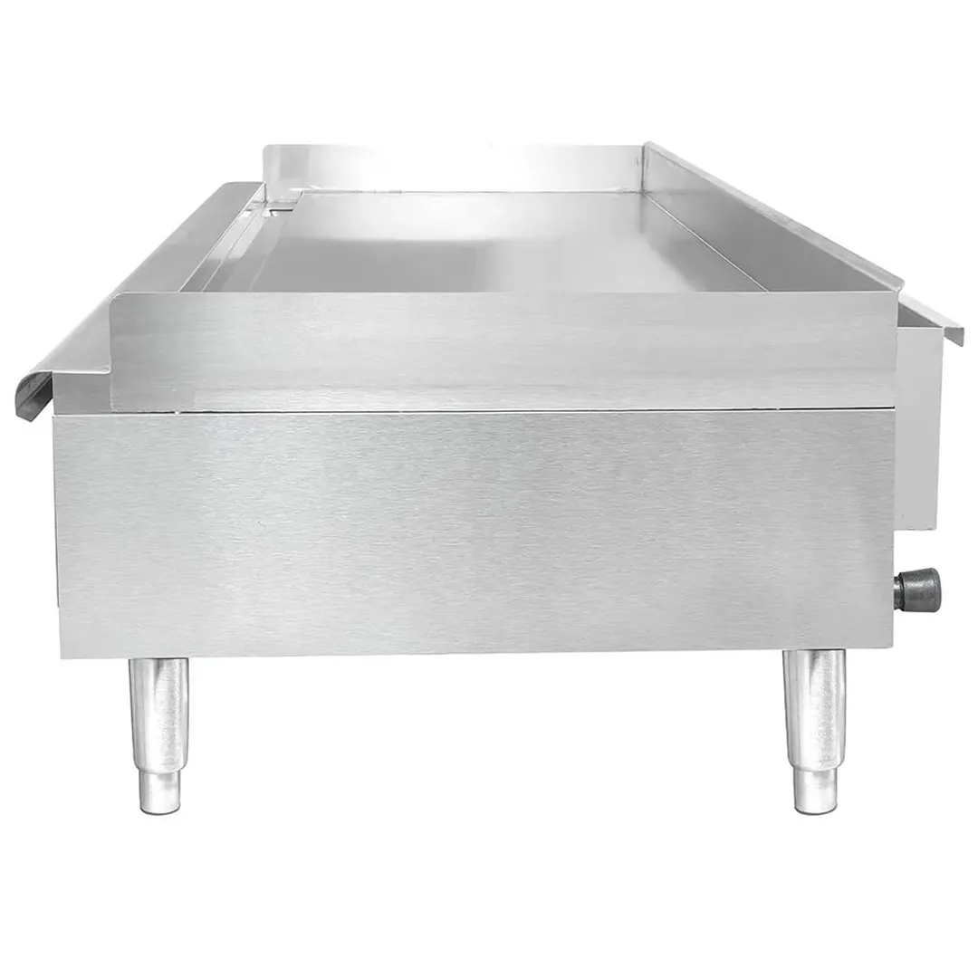 Wells HDTG-4830G 48" Countertop Thermostatic Gas Griddle, 3/4" Steel Plate, 120.000 BTU