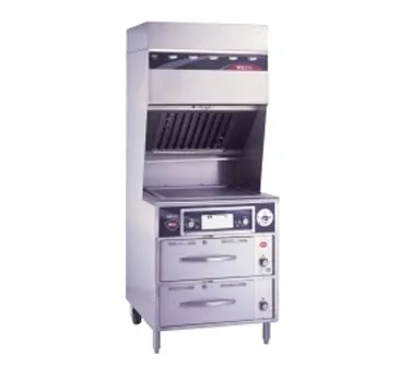 Wells WVG-136 42" Electric Ventless Range w/ 22" Griddle, Thermostatic Controls