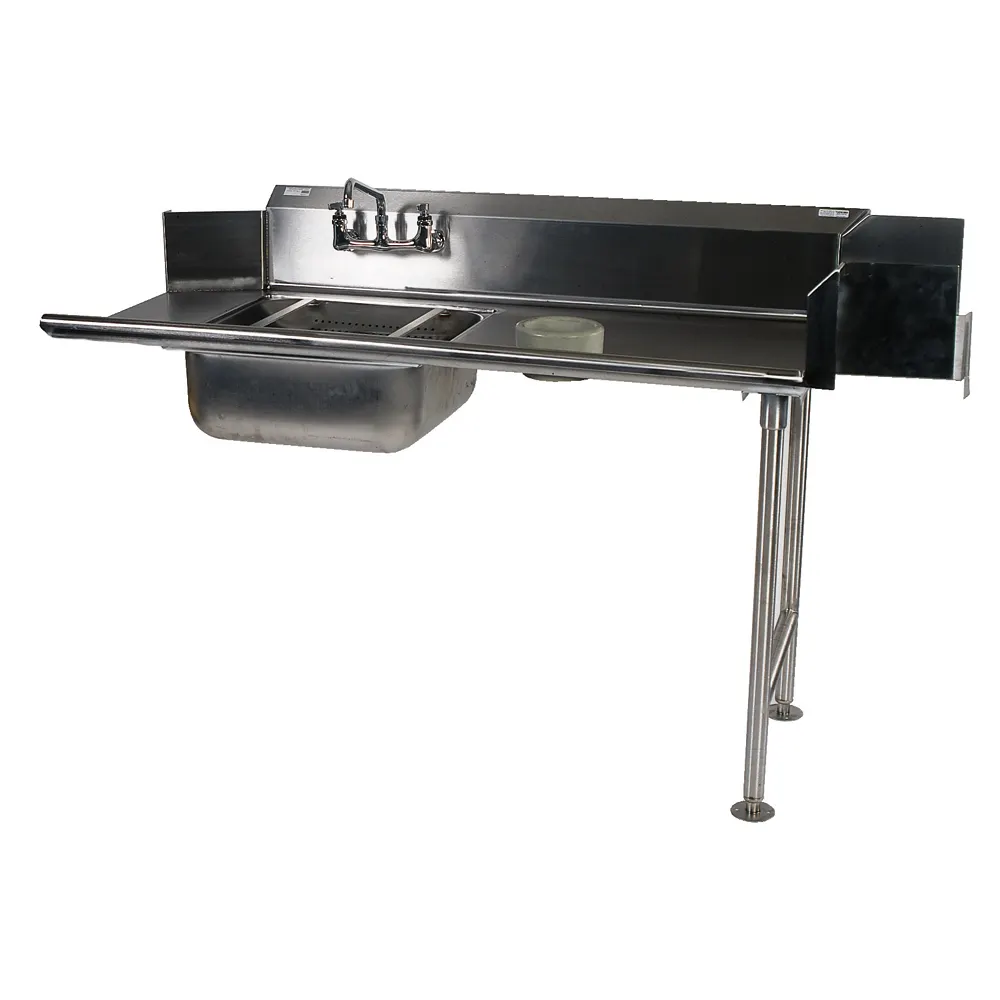 Winholt SDT-16-S-84R 84" Soiled Straight Dish Table, 16‑Gauge Stainless Steel / Right-to-Left
