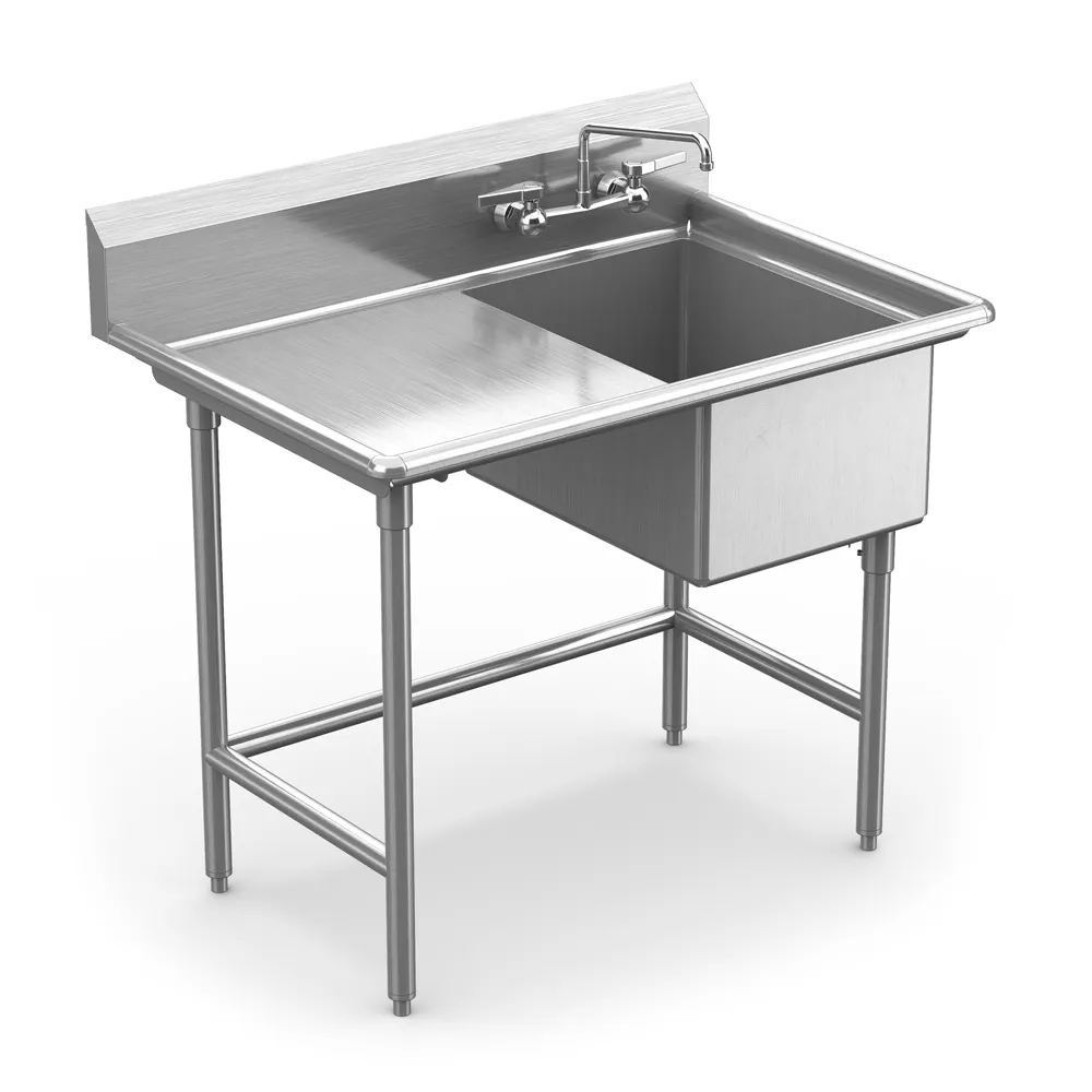 Winholt WS1T1818LD18-14DP-14GA One Compartment Sink