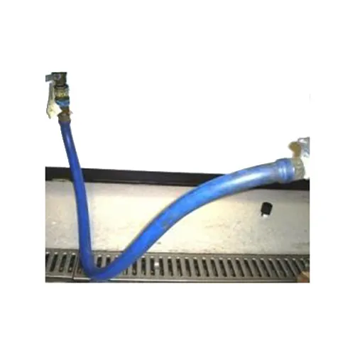 Wolf 3/4QD HOSE-4 3/4" X 4' Long Gas Flex Hose & Quick Disconnect with Restraining Device