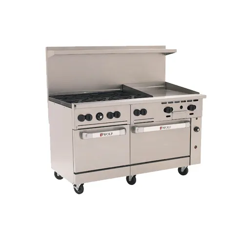 Wolf C60SS-6B24G-QS-COMMANDER 60" Gas Restaurant Range