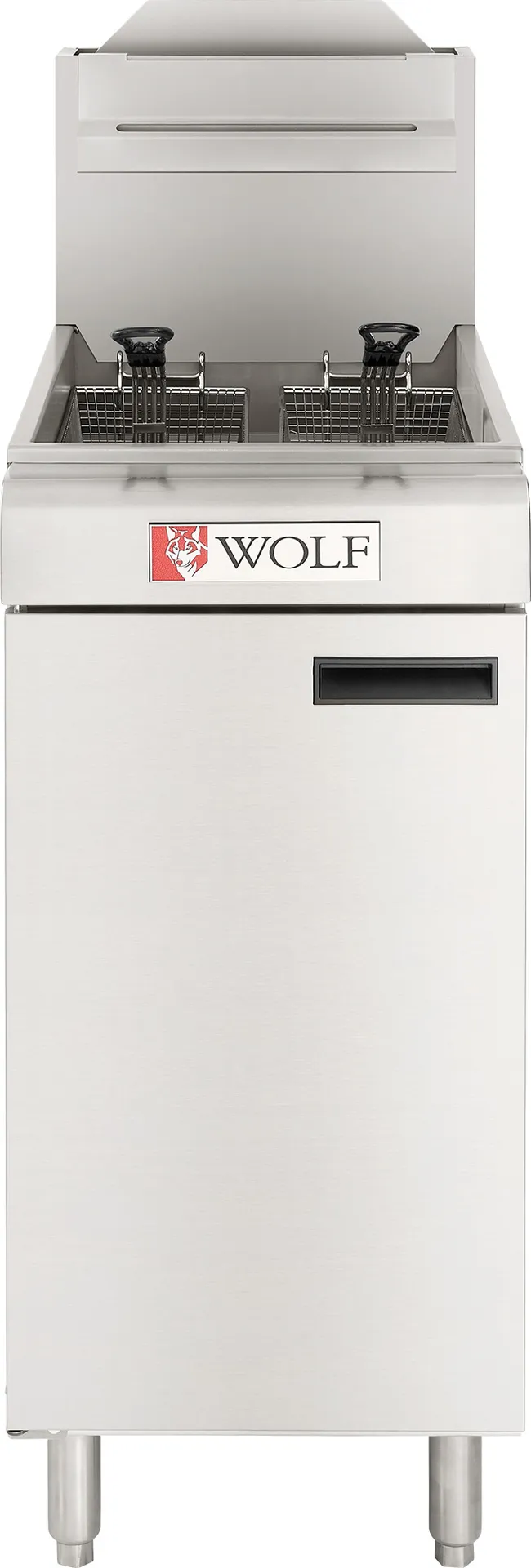 Wolf WF300-QS-COMMANDER 15" Quick Ship Floor Model Full Pot Gas Deep Fryer, 35-40 lbs, 90.000 BTU