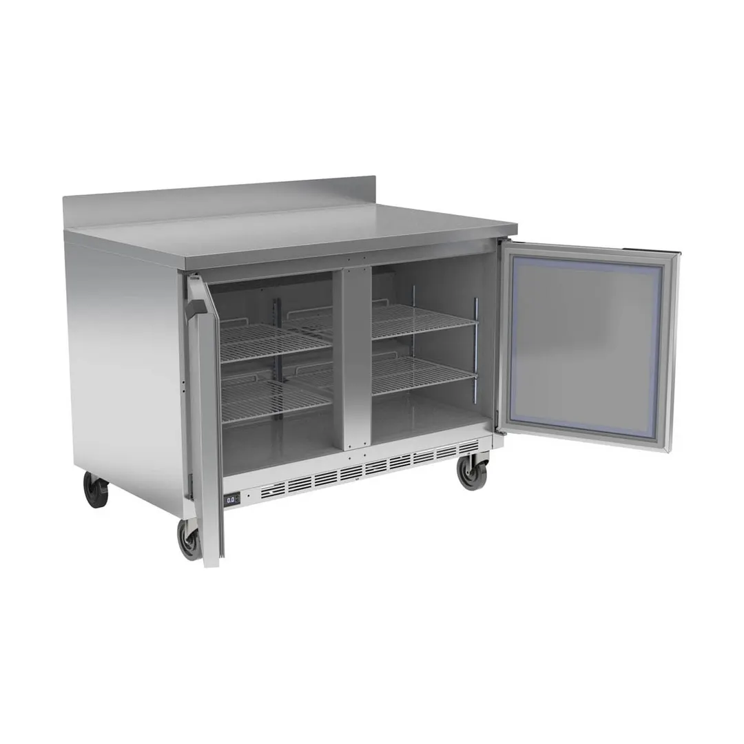 Beverage Air WTF48AHC 48" 2-Section Worktop Freezer w/ 2 Doors, 11 cu. ft.