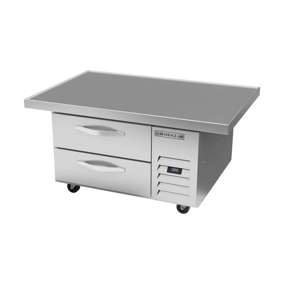 Beverage Air WTFCS36HC-48 48" 2 Drawers Worktop Cook Stand Freezer w/ Marine Edge