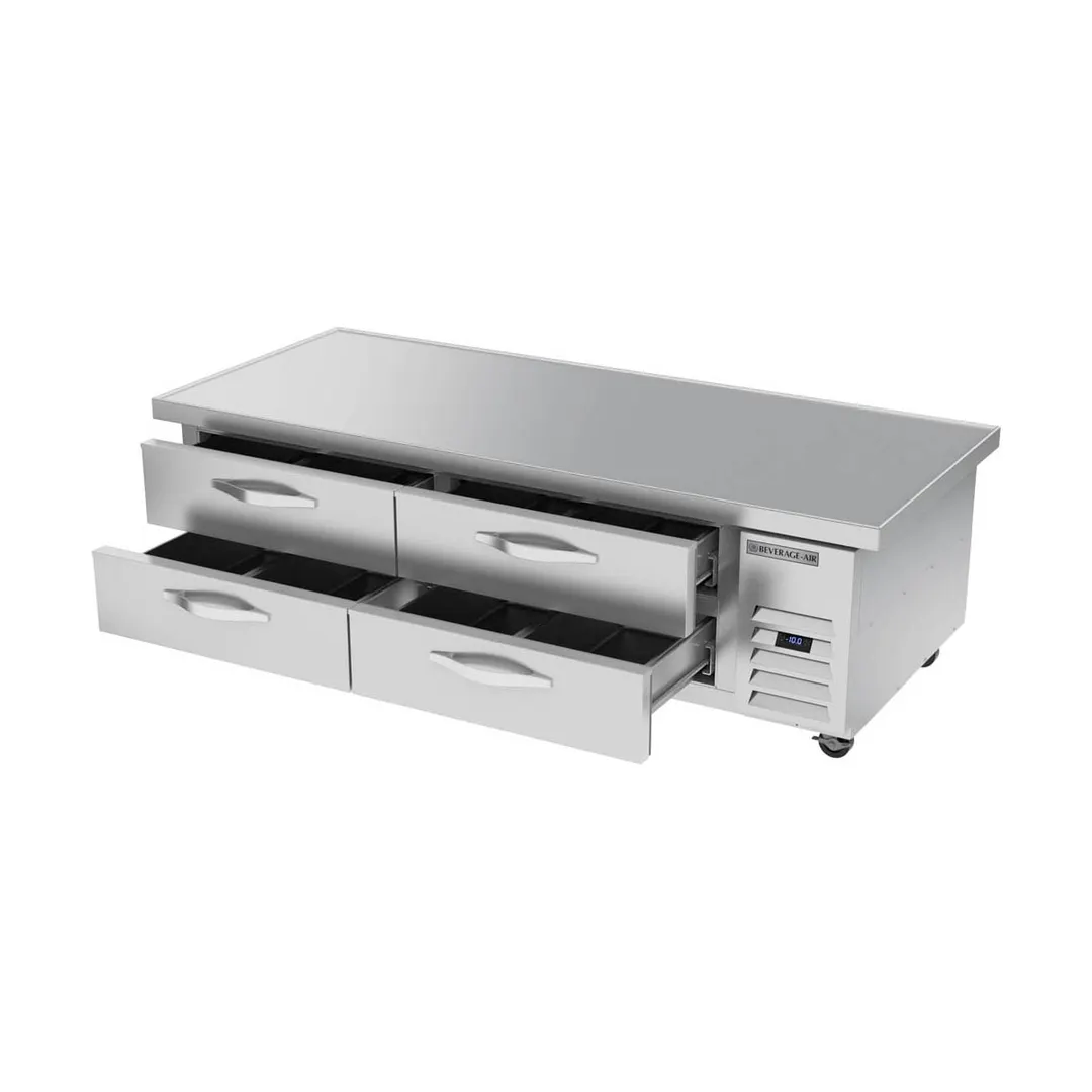 Beverage Air WTFCS72HC-76 76" 4 Drawers Worktop Cook Stand Freezer w/ Marine Edge, 14.5 cu. ft.