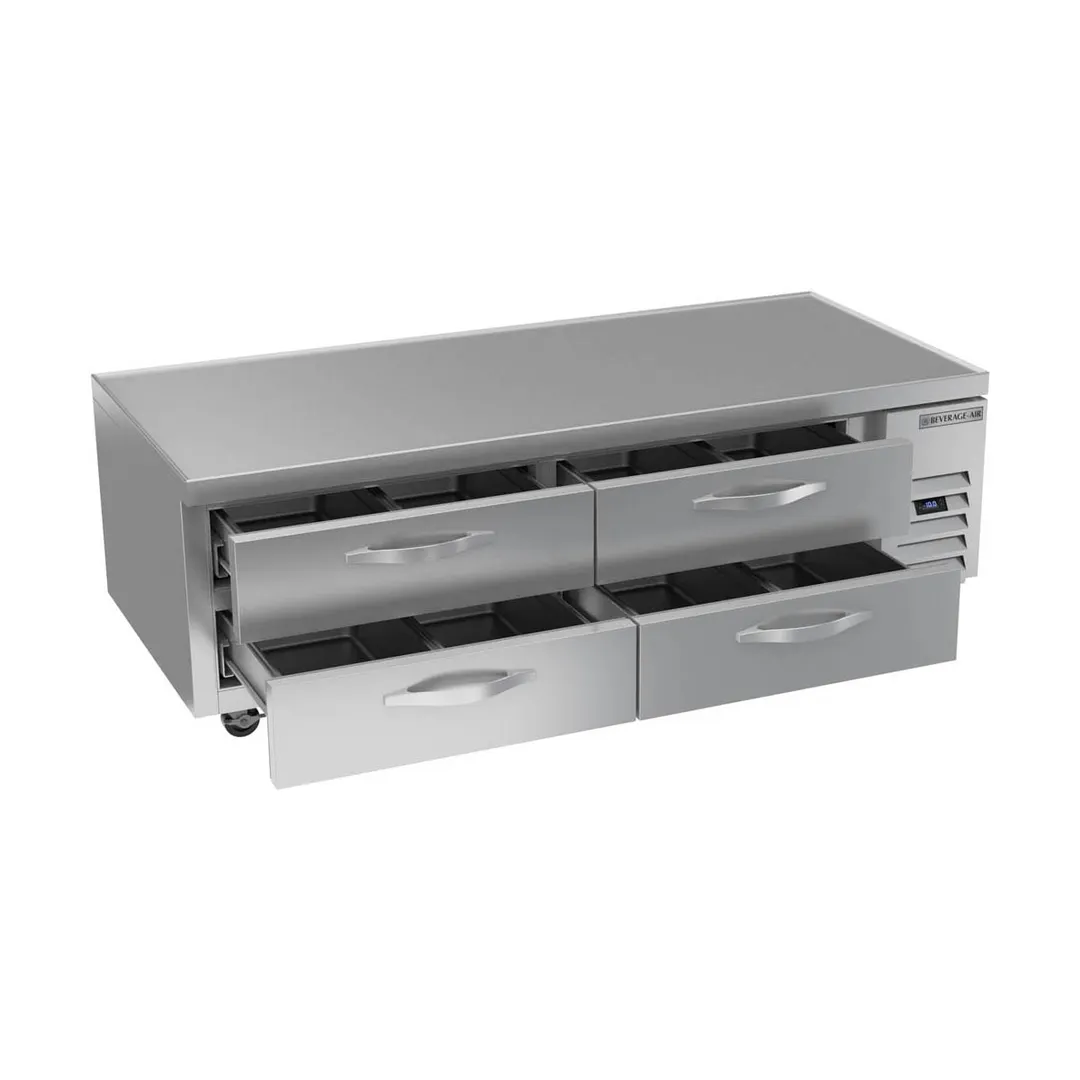 Beverage Air WTFCS72HC 72" 4 Drawers Worktop Cook Stand Freezer w/ Marine Edge, 14.5 cu. ft.