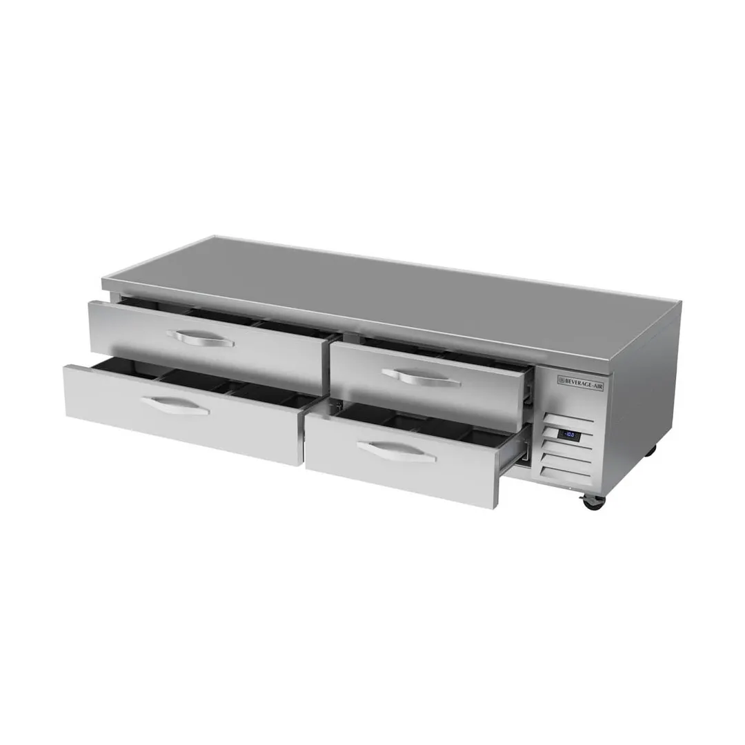 Beverage Air WTFCS84HC 84" 4 Drawers Worktop Cook Stand Freezer w/ Marine Edge, 17.5 cu. ft.