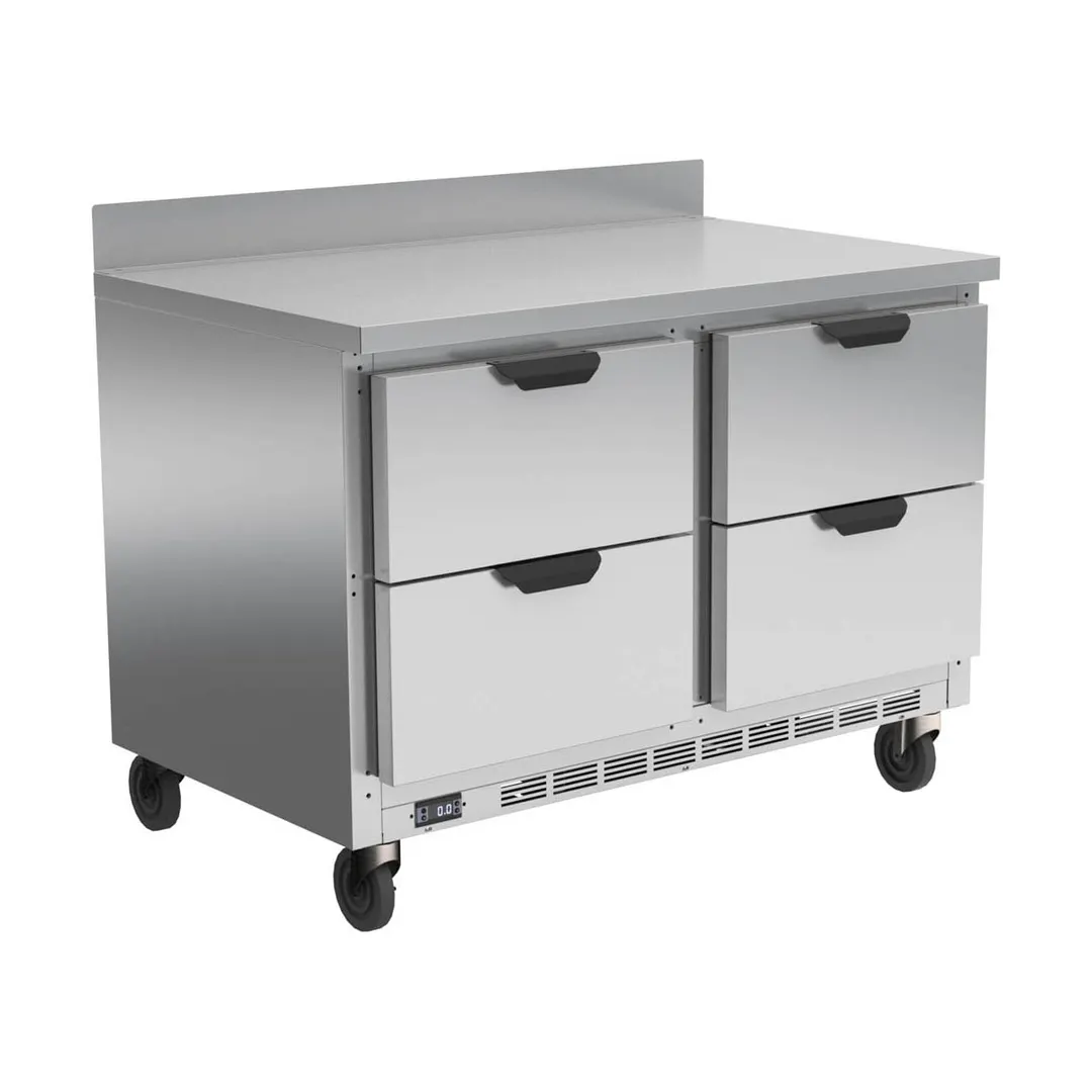 Beverage Air WTFD48AHC-4 48" 2-Section Worktop Freezer w/ 4 Drawers, 11.4 cu. ft.
