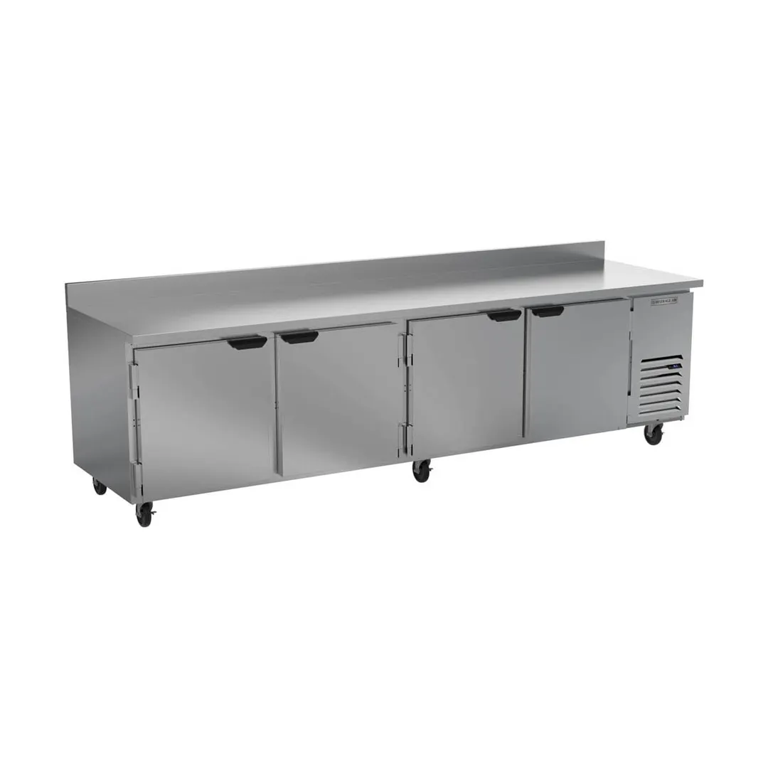 Beverage Air WTR119AHC 119" 4-Section Worktop Refrigerator w/ 4 Doors, 40 cu. ft.