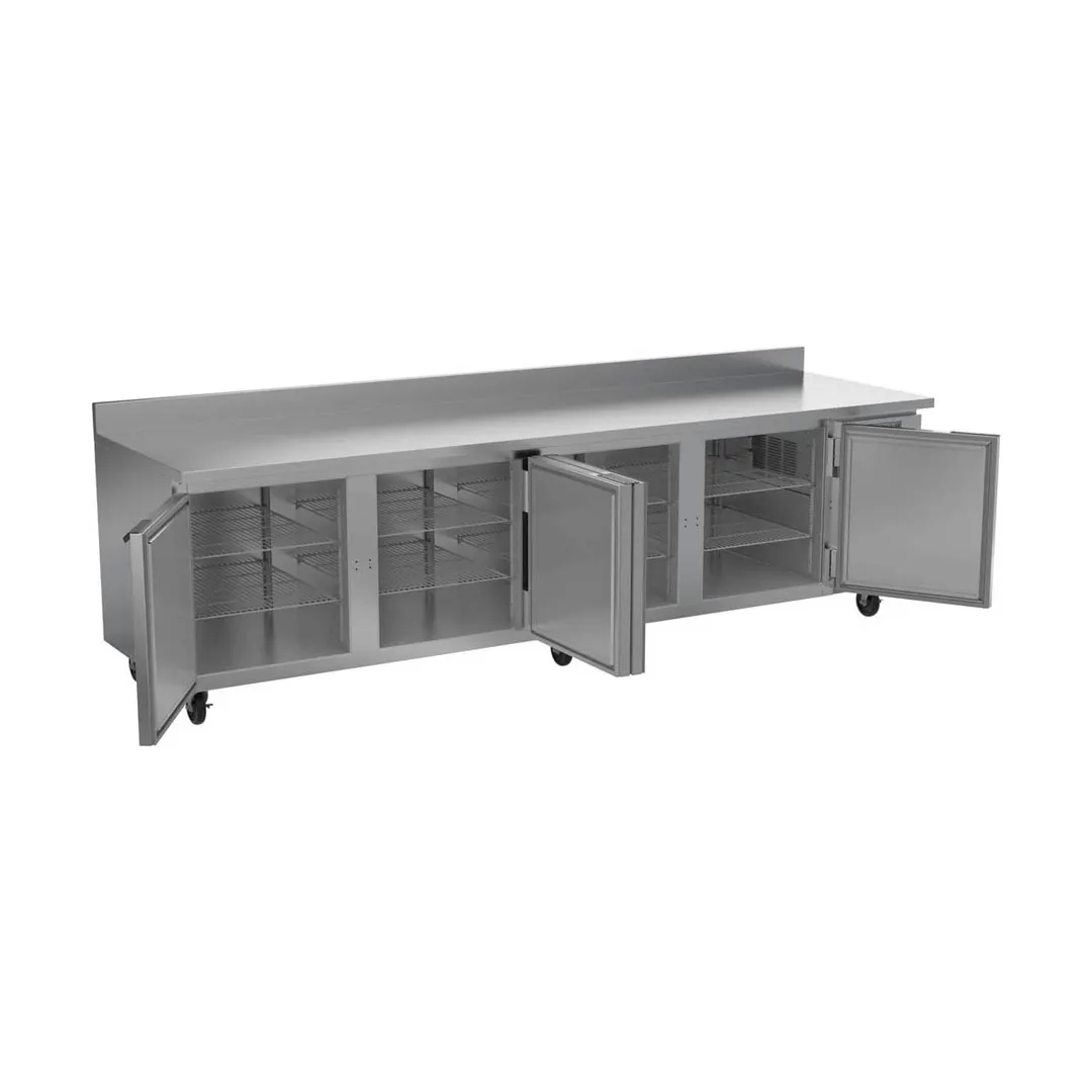 Beverage Air WTR119AHC 119" 4-Section Worktop Refrigerator w/ 4 Doors, 40 cu. ft.