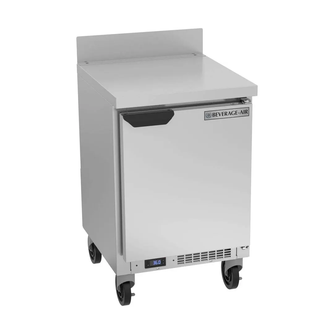 Beverage Air WTR20HC-FIP 20" 1-Section Worktop Refrigerator w/ 1 Door, 2.25 cu. ft.