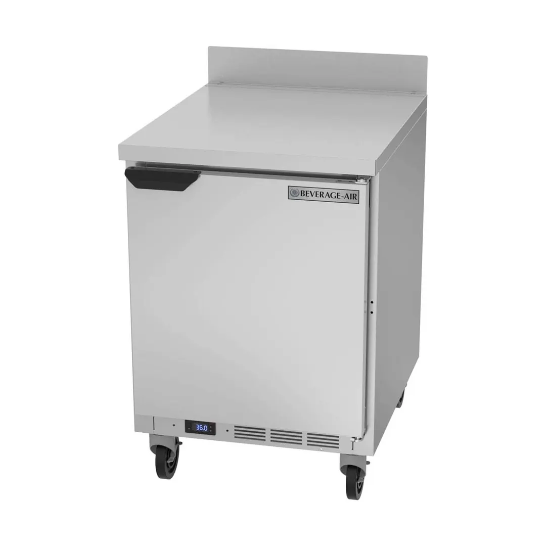 Beverage Air WTR24AHC 24" 1-Section Worktop Refrigerator w/ 1 Door, 5.16 cu. ft.