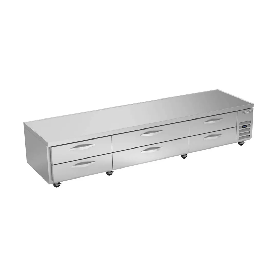 Beverage-Air WTRCS112HC 112" 6 Drawers Worktop Cook Stand Refrigerator w/ Marine Edge, 24 cu. ft.