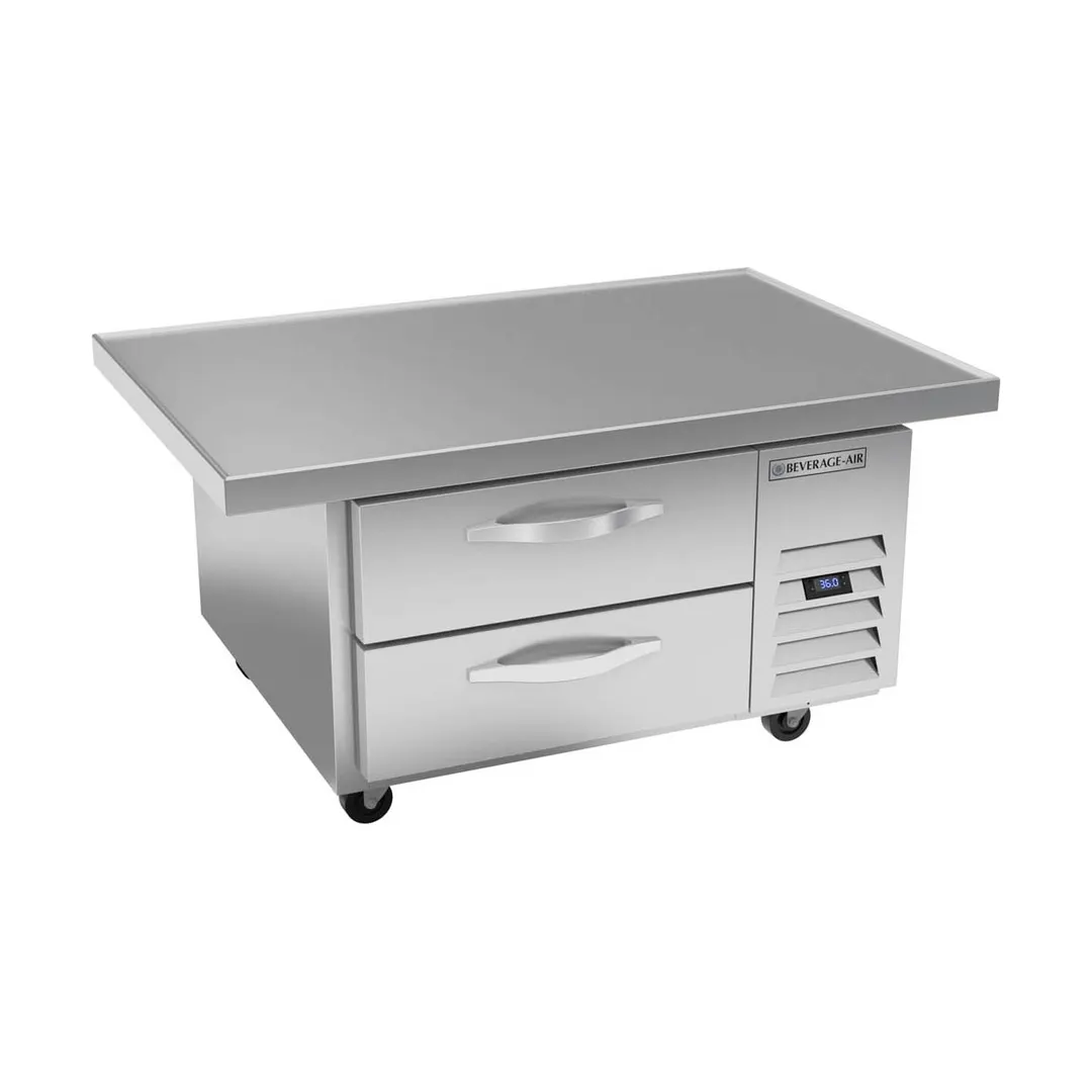 Beverage-Air WTRCS36HC-48 2 Drawers Refrigerated Chef Base w/ Marine Edge, 5,6 cu. ft.
