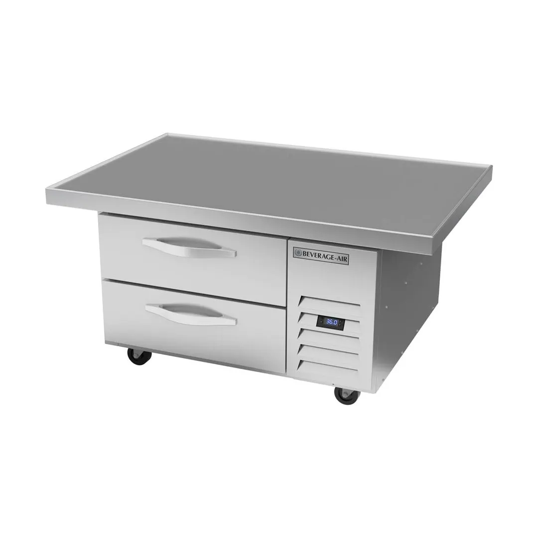 Beverage-Air WTRCS36HC-48 2 Drawers Refrigerated Chef Base w/ Marine Edge, 5,6 cu. ft.