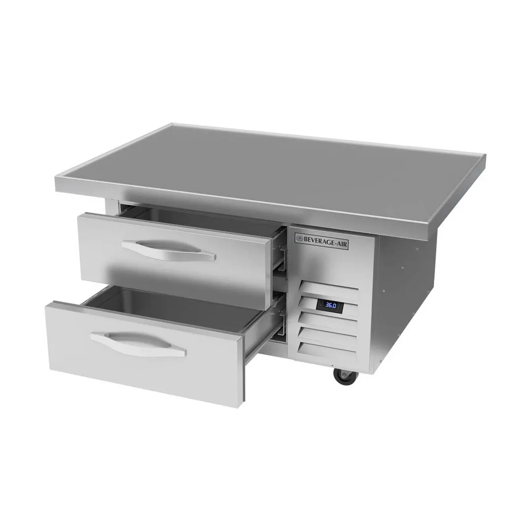 Beverage-Air WTRCS36HC-48 2 Drawers Refrigerated Chef Base w/ Marine Edge, 5,6 cu. ft.