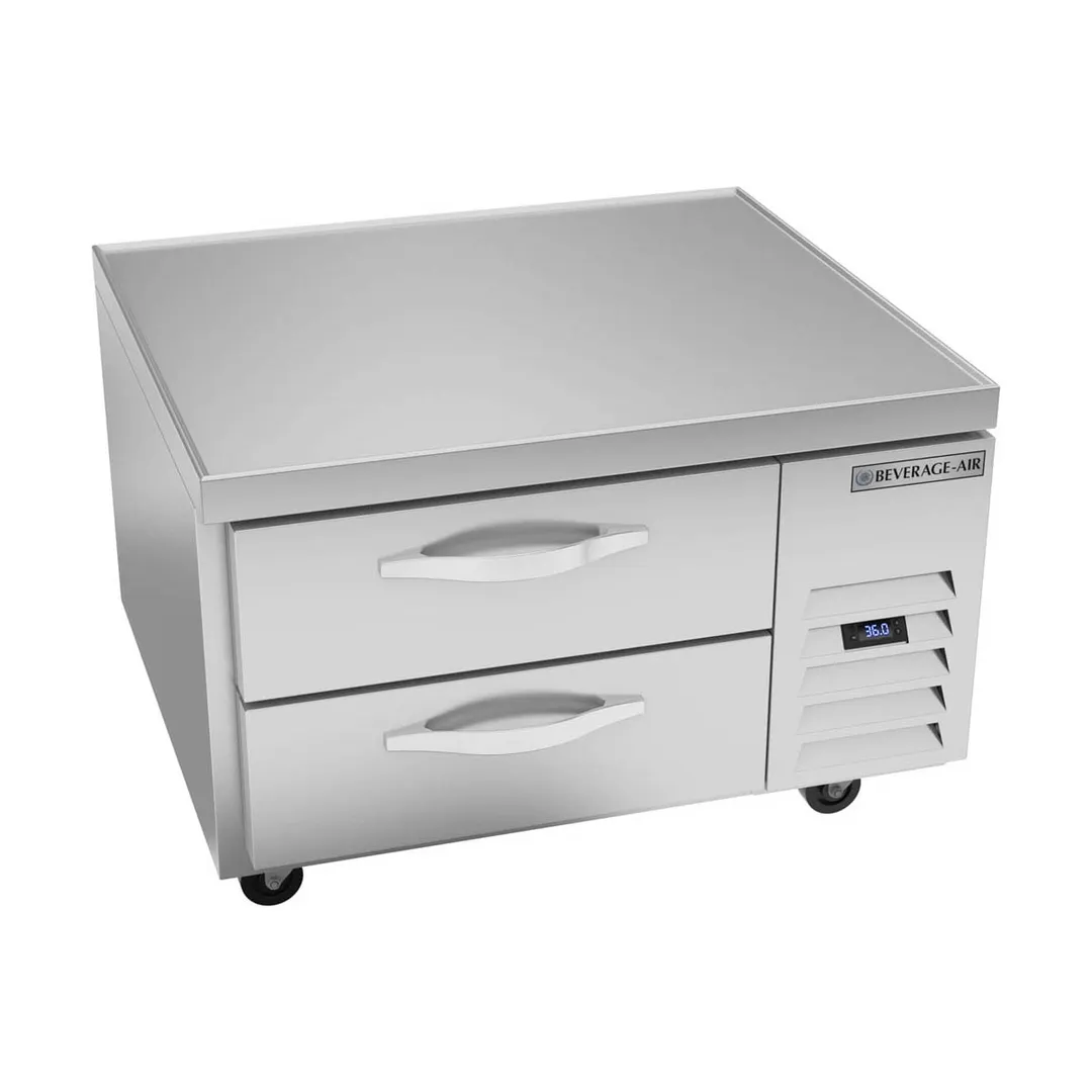 Beverage Air WTRCS36HC 36" 2 Drawers Refrigerated Chef Base w/ Marine Edge, 5,6 cu. ft.