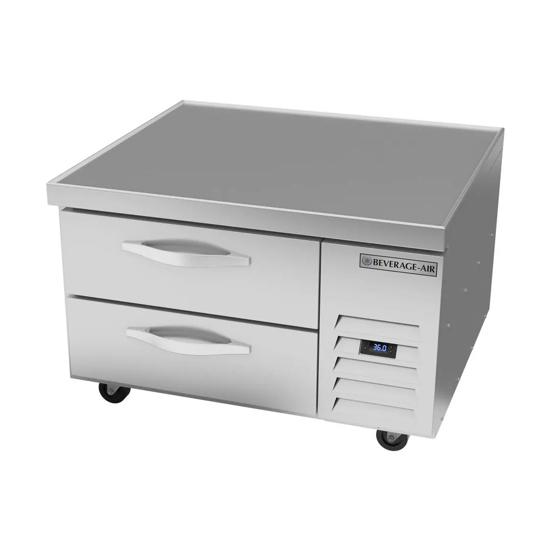Beverage Air WTRCS36HC 36" 2 Drawers Refrigerated Chef Base w/ Marine Edge, 5,6 cu. ft.