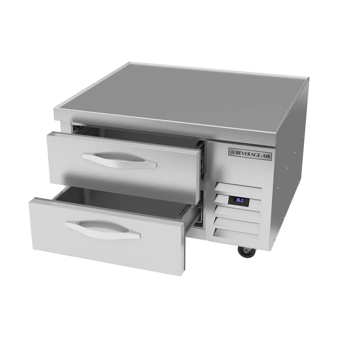Beverage Air WTRCS36HC 36" 2 Drawers Refrigerated Chef Base w/ Marine Edge, 5,6 cu. ft.