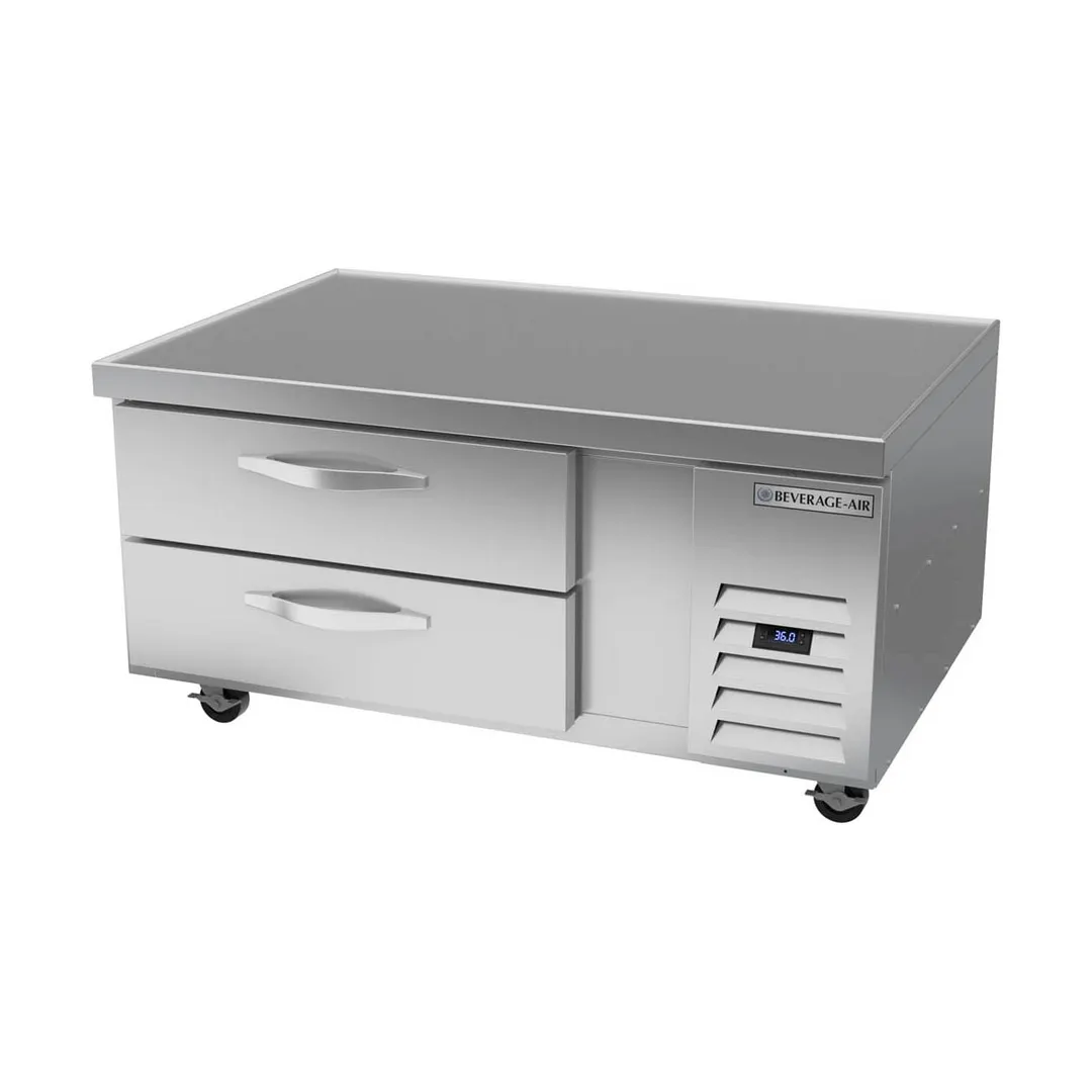 Beverage Air WTRCS48HC 48" 2 Drawers Refrigerated Chef Base w/ Marine Edge, 8.6 cu. ft.