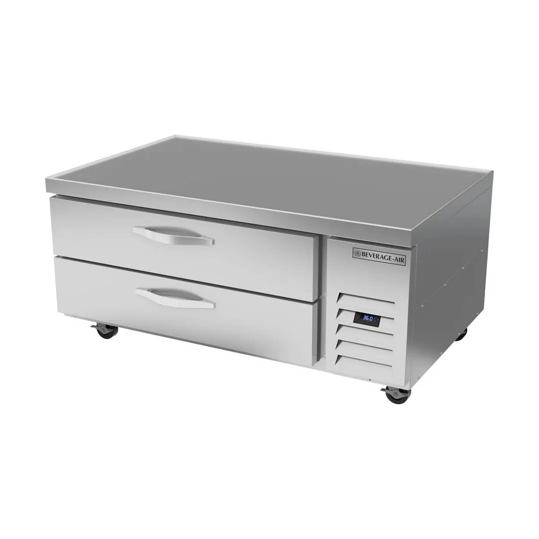 Beverage-Air WTRCS52HC 52" 2 Drawers Worktop Cook Stand Refrigerator w/ Marine Edge, 9.6 cu. ft.