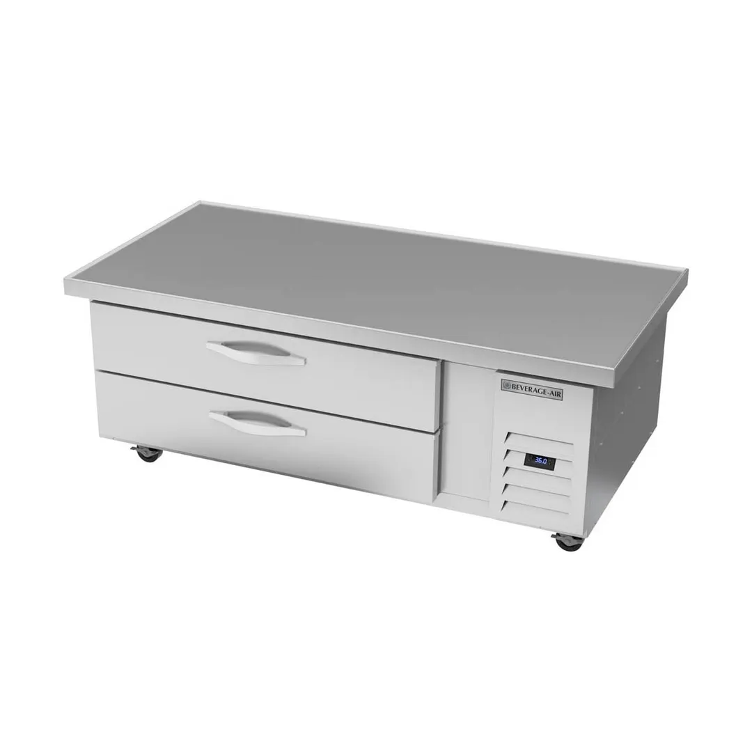 Beverage-Air WTRCS60HC-64 64" 2 Drawers Worktop Cook Stand Refrigerator w/ Marine Edge, 11.5 cu. ft.