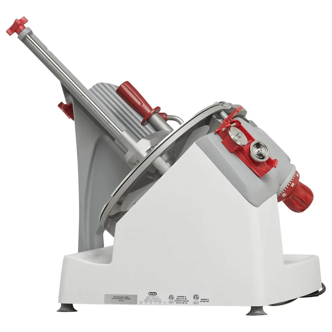Berkel X13A-PLUS 13" Stainless Steel Meat Slicer, Belt Drive, Gravity Feed, Adjustable 1-5/16" Slice, 8½" Capacity