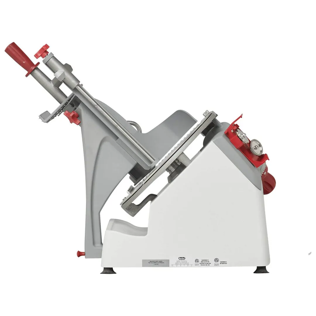 Berkel X13A-PLUS 13" Stainless Steel Meat Slicer, Belt Drive, Gravity Feed, Adjustable 1-5/16" Slice, 8½" Capacity
