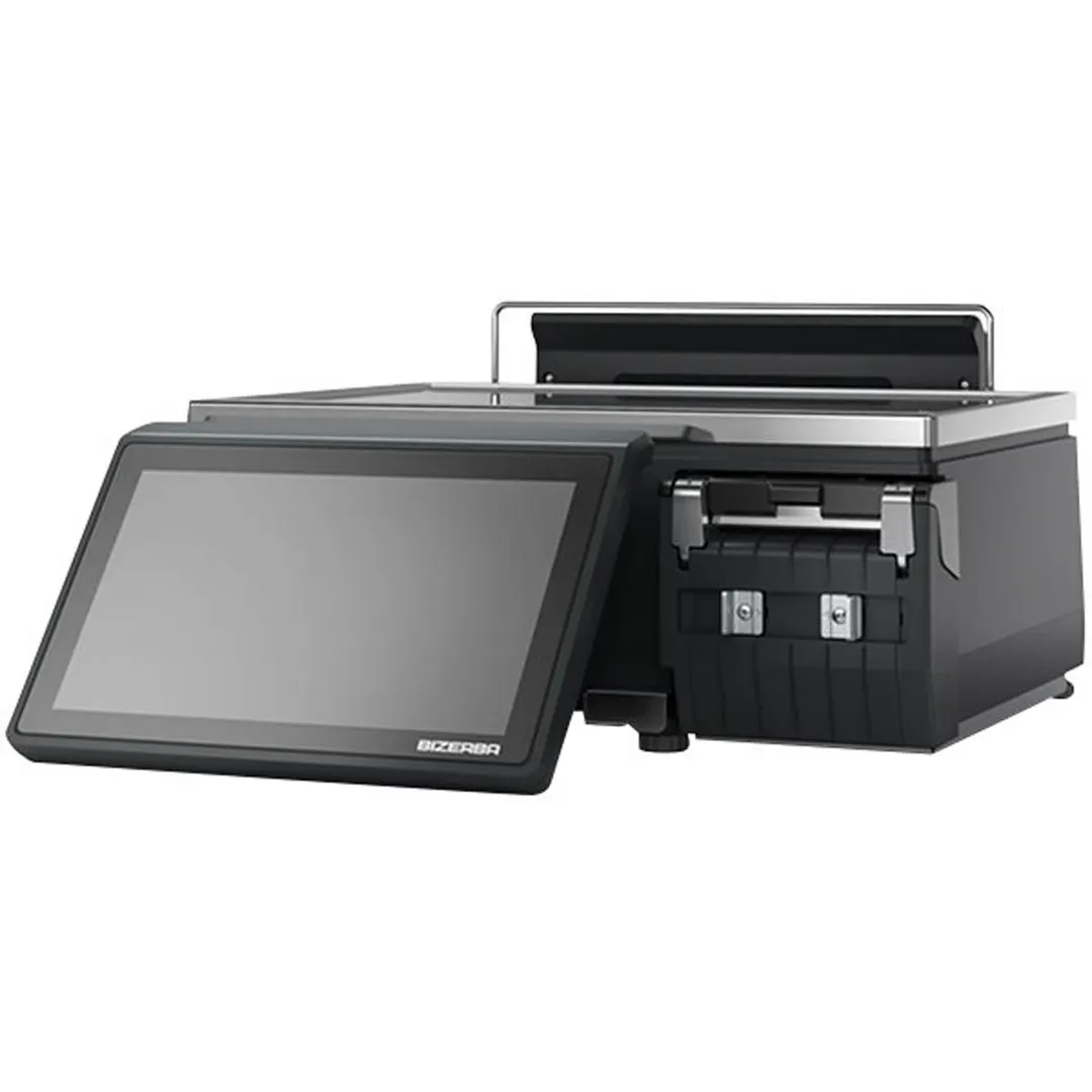 Bizerba XC 100 PRO - 30 lb Dual‑Range Scale, 10.1” Touch Screen, 7” TFT Display, 3‑in‑1 Printer, Windows 10, Wireless