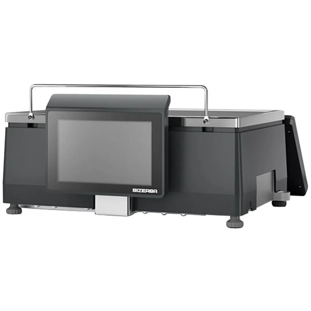 Bizerba XC 100 PRO - 30 lb Dual‑Range Scale, 10.1” Touch Screen, 7” TFT Display, 3‑in‑1 Printer, Windows 10, Wireless