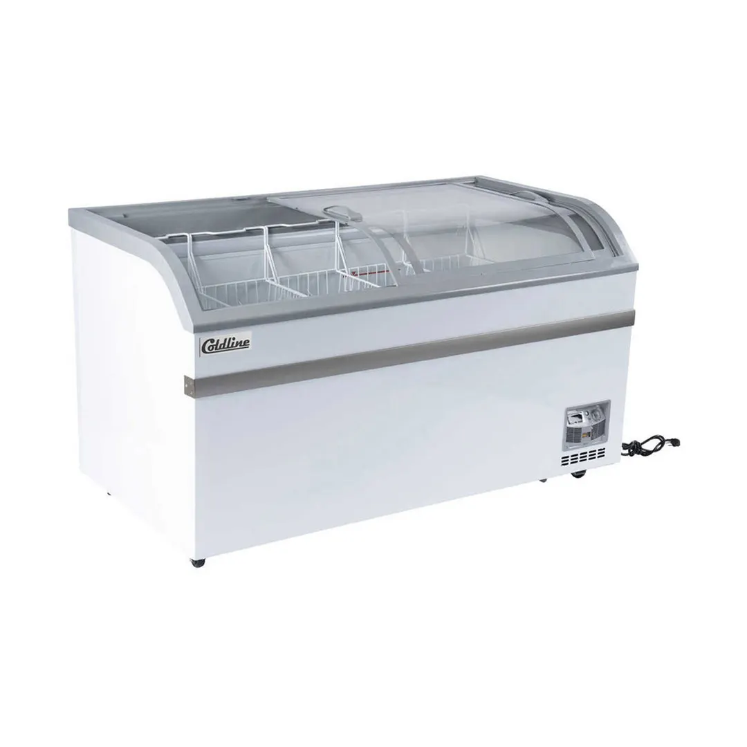 Coldline XS500YX 58" Glass Chest Freezer, 17.7 cu. ft.