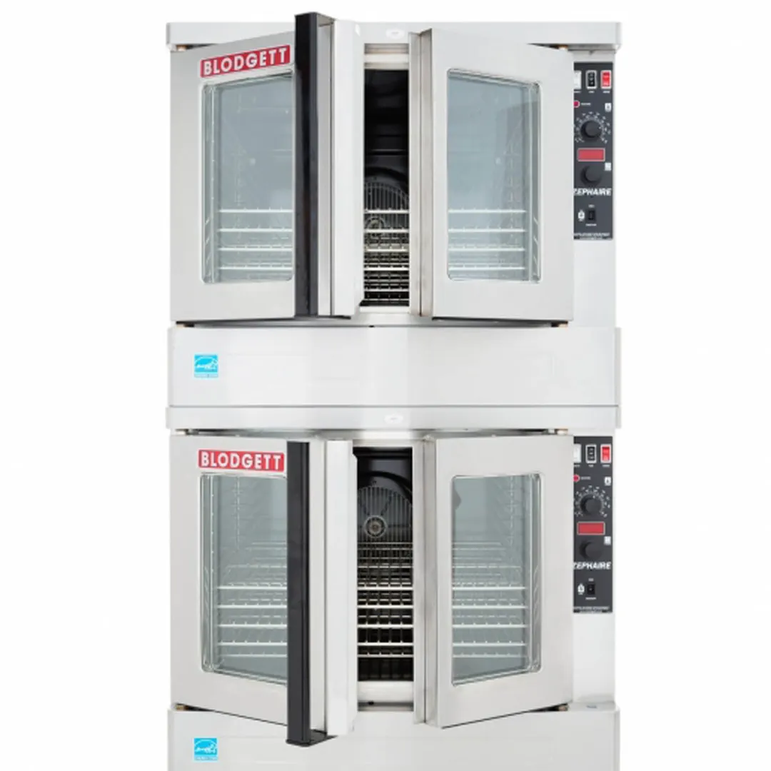 Blodgett ZEPH-200-G DBL Double Deck Full Size Gas Convection Oven w/ Bakery Depth, 120.000 BTU