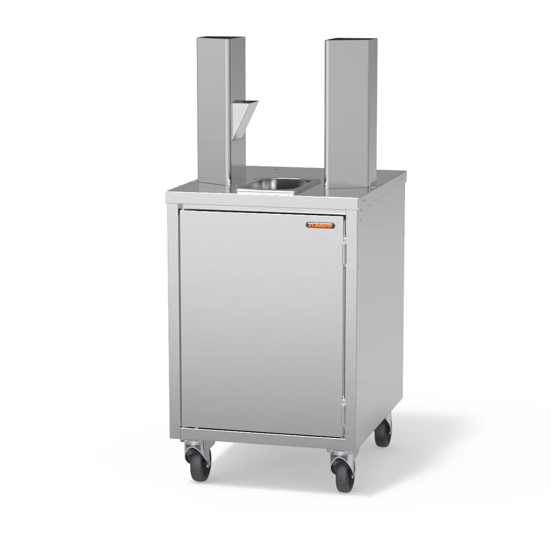 Zummo MDCESP14-N Nature Slim Service Cabinet with Gastronorm Tray for Z14 Juicers