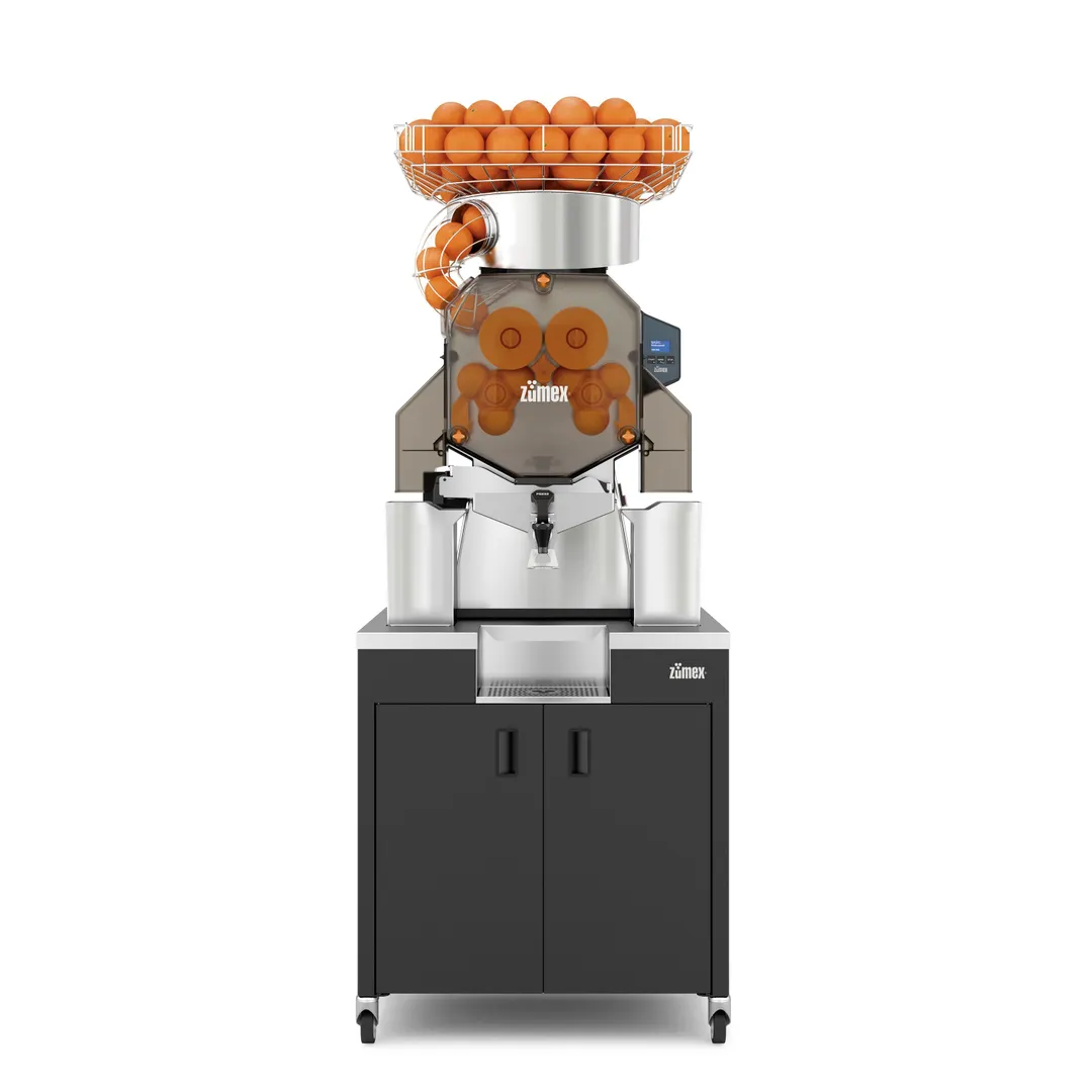 Zumex 09945 SPEED UP ALL-IN-ONE SLIM BLACK, Floor Model / 40 Oranges per Min - S.Steel