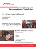 resources of Factory Authorized Installation