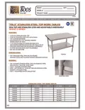 resources of Spec Sheet
